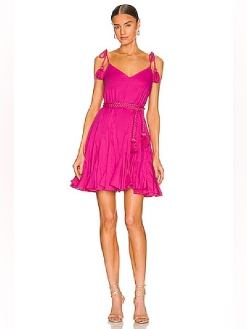 Rhode Revolve Casey Dress in Hot Pink Size XS